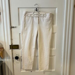 LOFT | White Capris | Size 4 | Style JULIE